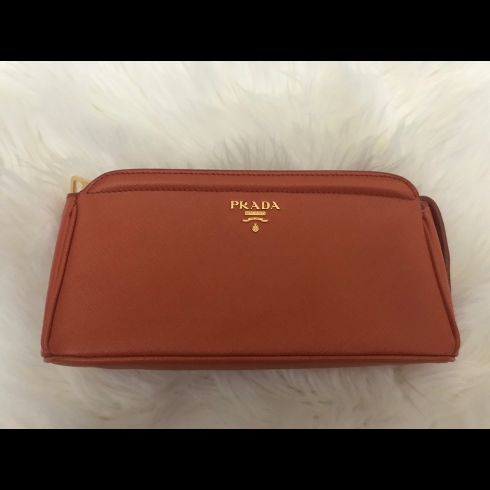 Authentic Prada Leather Pouch